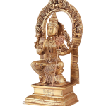 Goddess Rajarajeshwari Lalita Devi Brass Idol | 10" Sacred Art | 2.67kg Divine Masterpiece | Supreme Mother Grace | Jaipurio